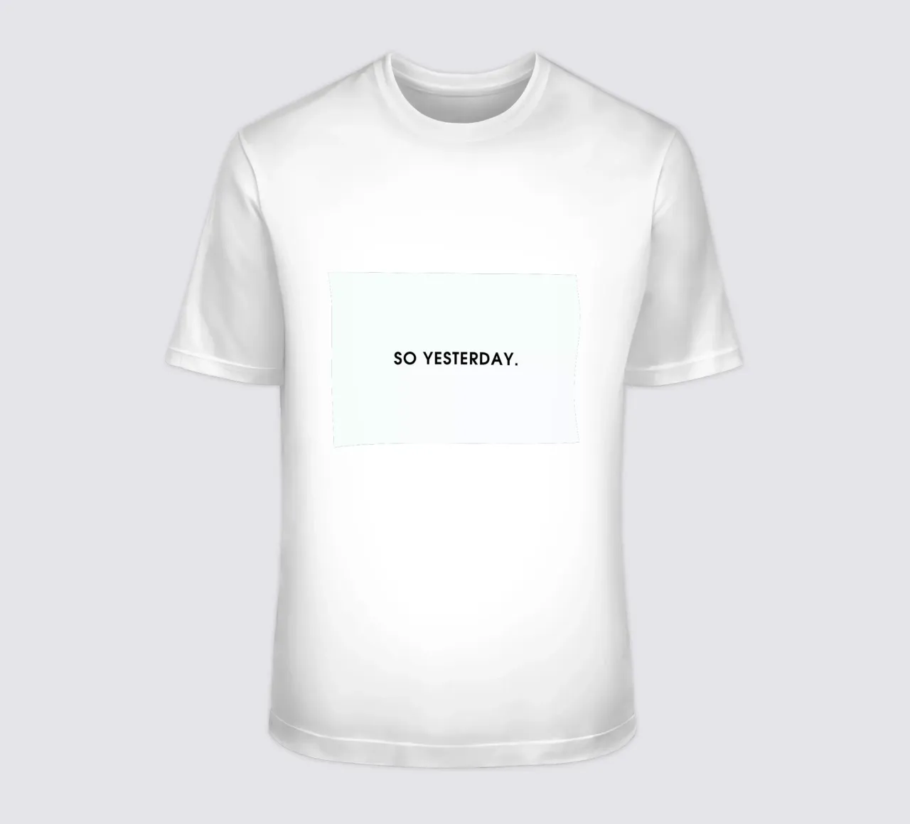 So yesterday - White t-shirt da Intertitres