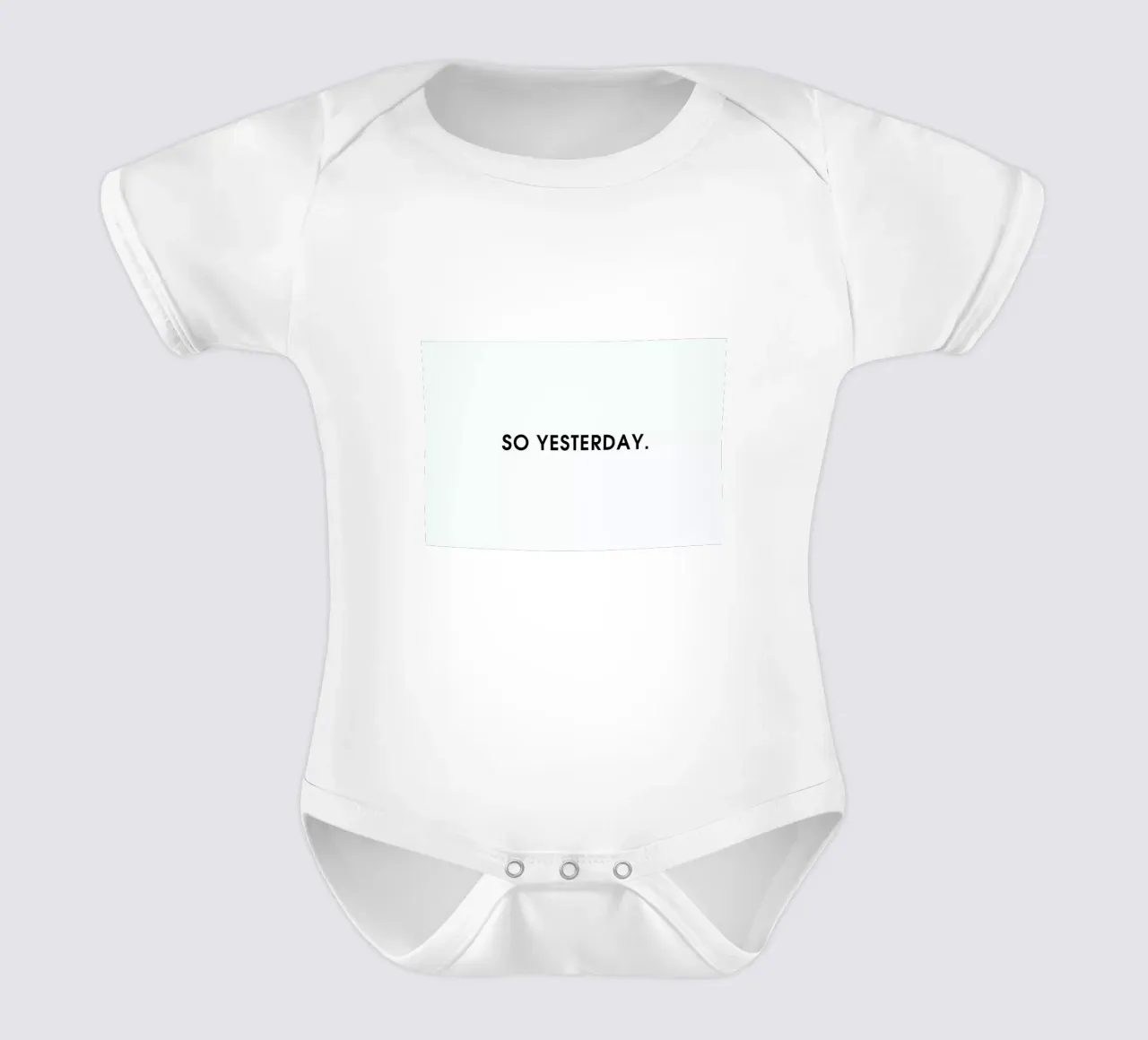 So yesterday - White body neonato maniche corte da Intertitres