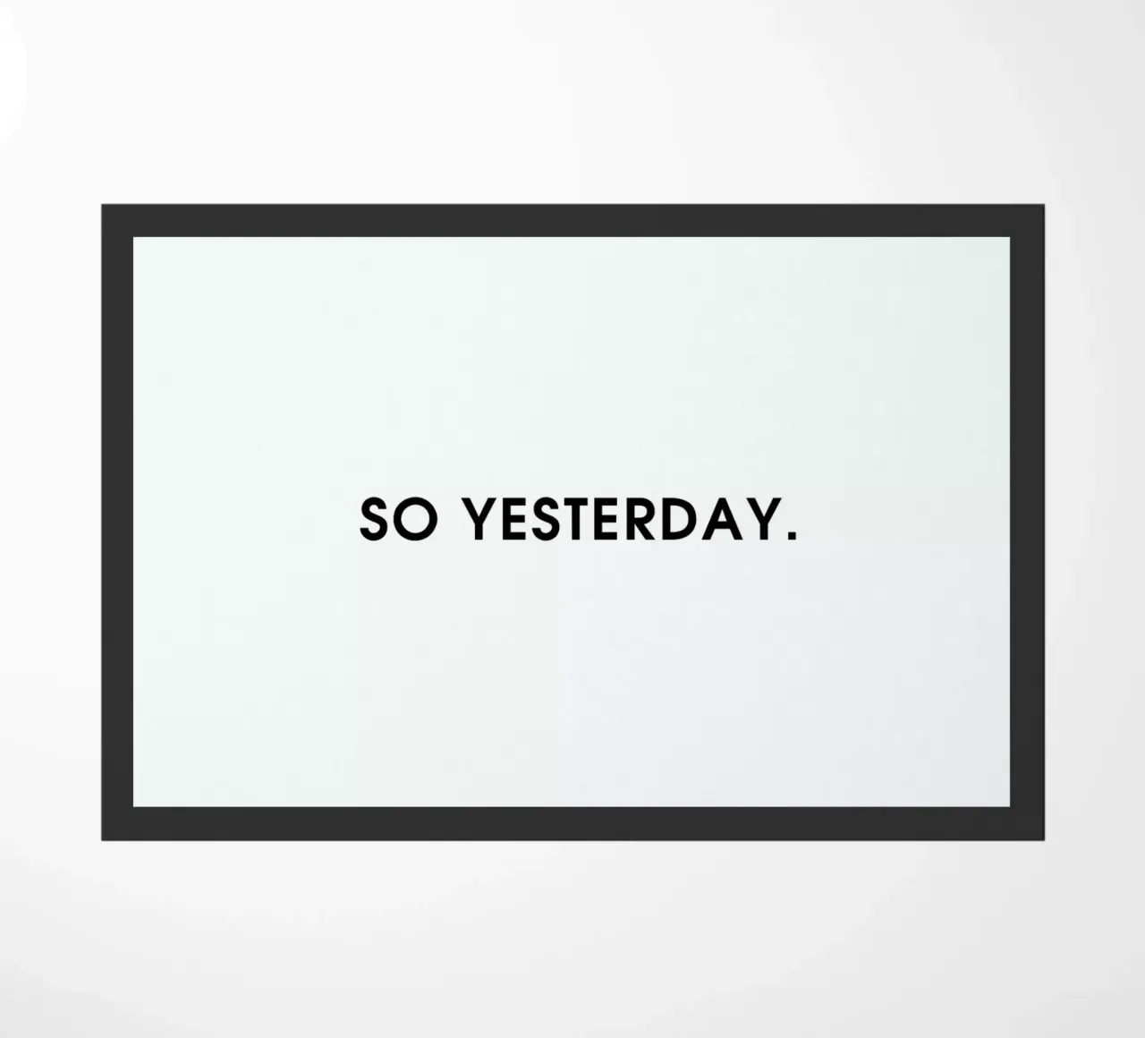 So yesterday - White zerbino da Intertitres