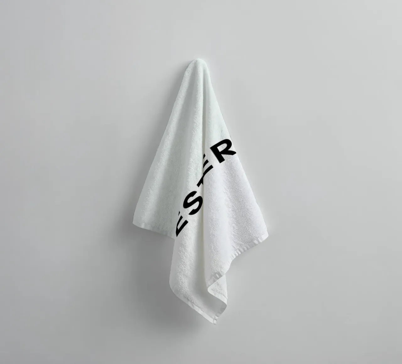 So yesterday - White asciugamano da bagno da Intertitres