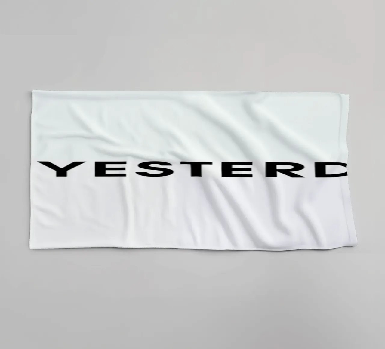 So yesterday - White asciugamano da bagno da Intertitres
