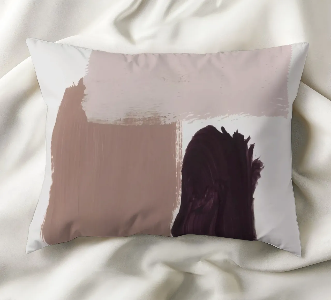 color & shape 2 decorative cushion by IRIS LEHNHARDT FINE ART