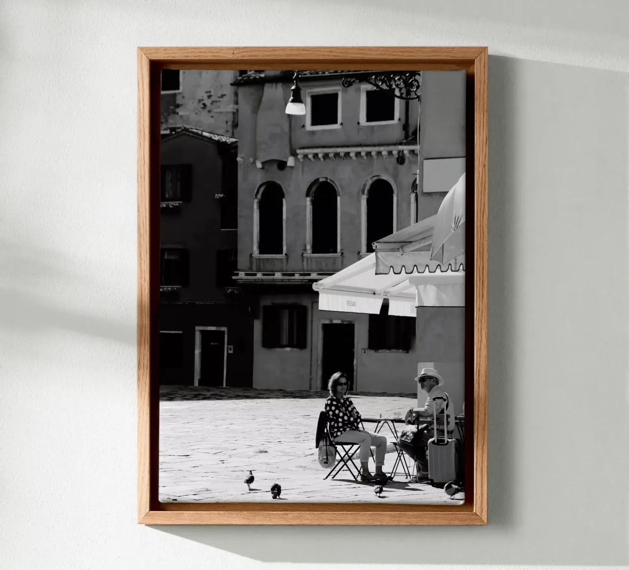 Venedig 02 canvas met Baklijst van eyes & tries