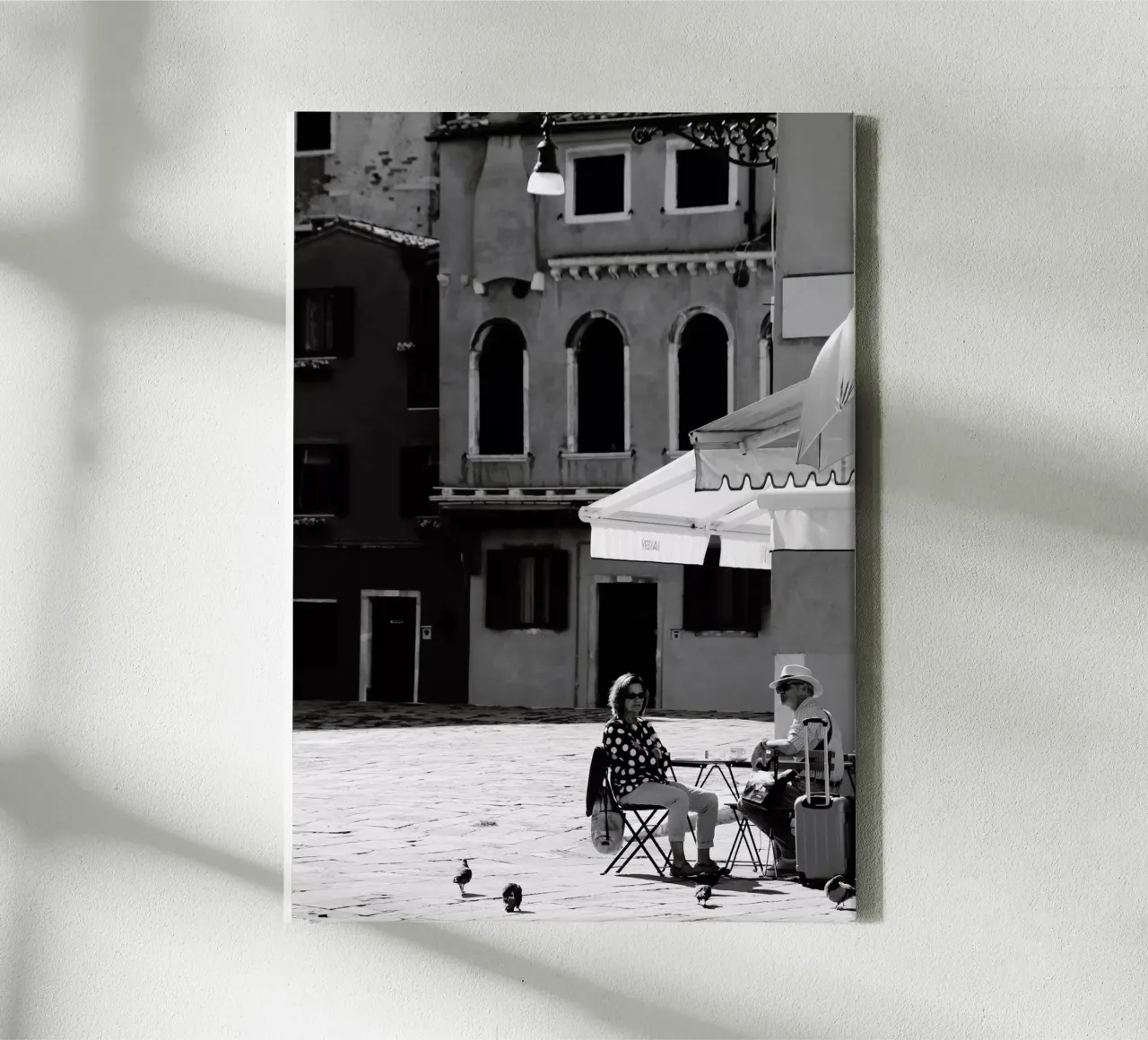 Venedig 02 canvas met Baklijst van eyes & tries