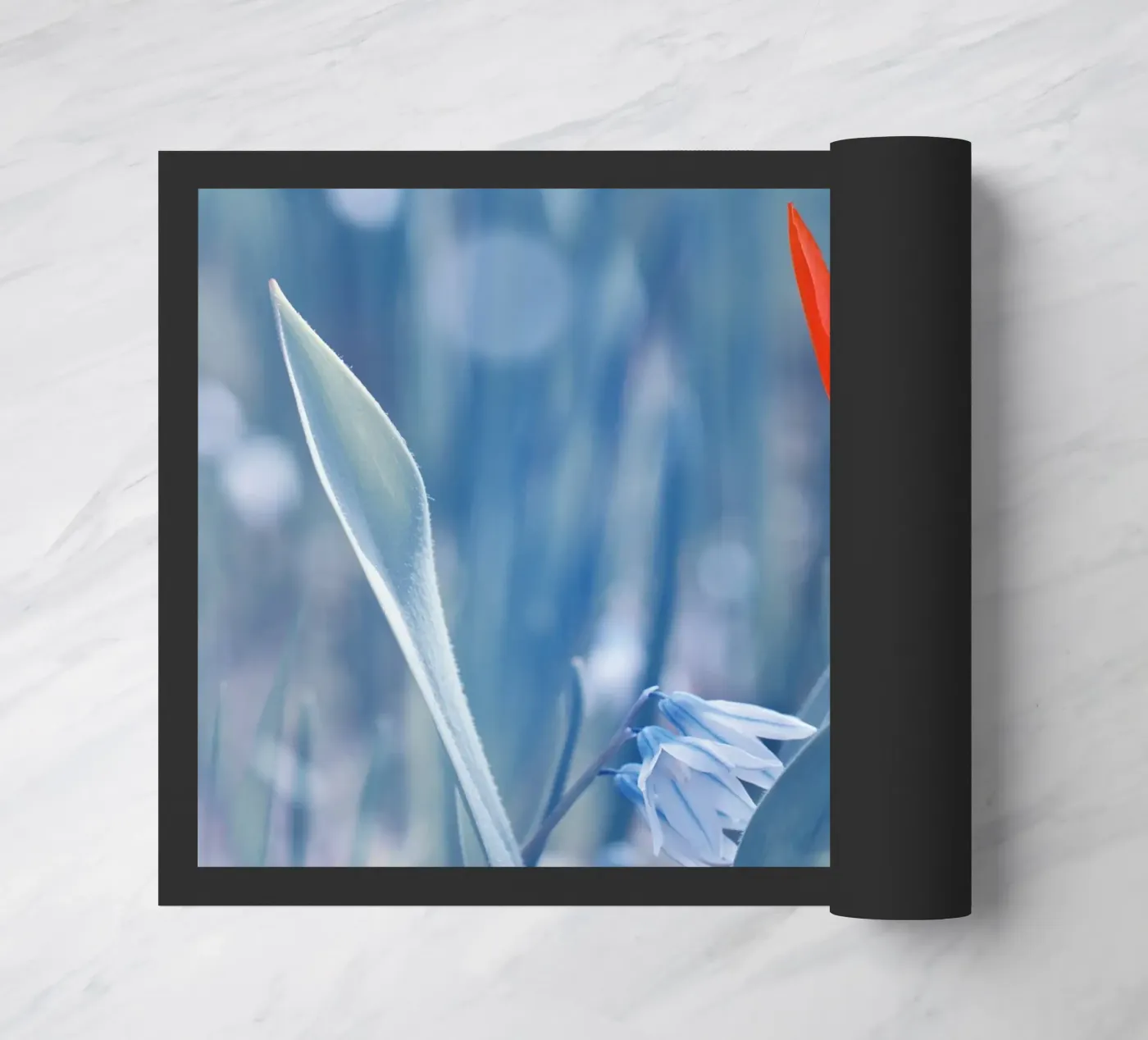 Rode tulp deurmat van Atteloi Fotografie