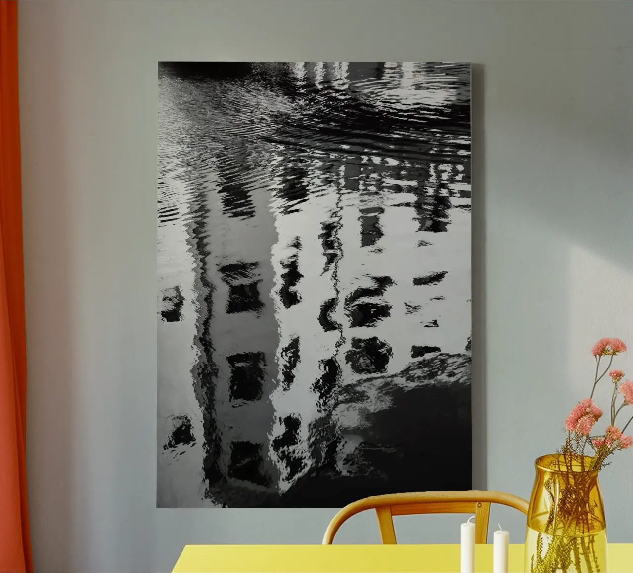 Venetië 03 - Bezinning canvas met Baklijst van eyes & tries