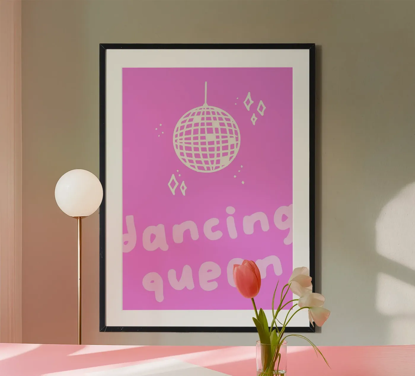 Dancing Queen Poster poster by bright walls design