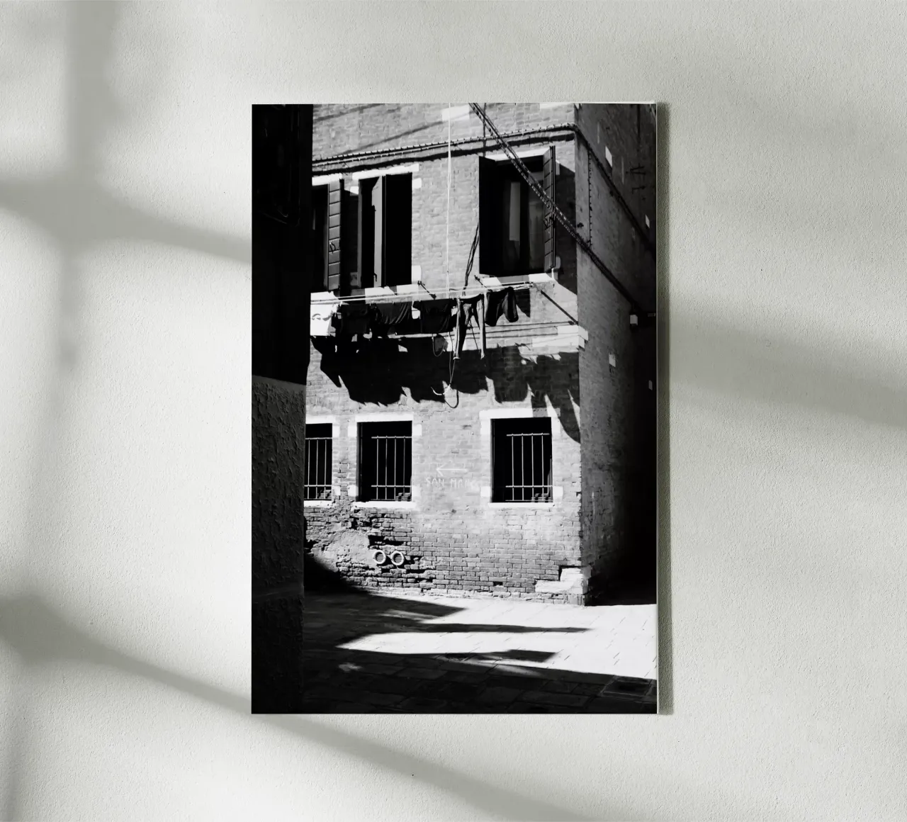 Venedig 09 canvas met Baklijst van eyes & tries