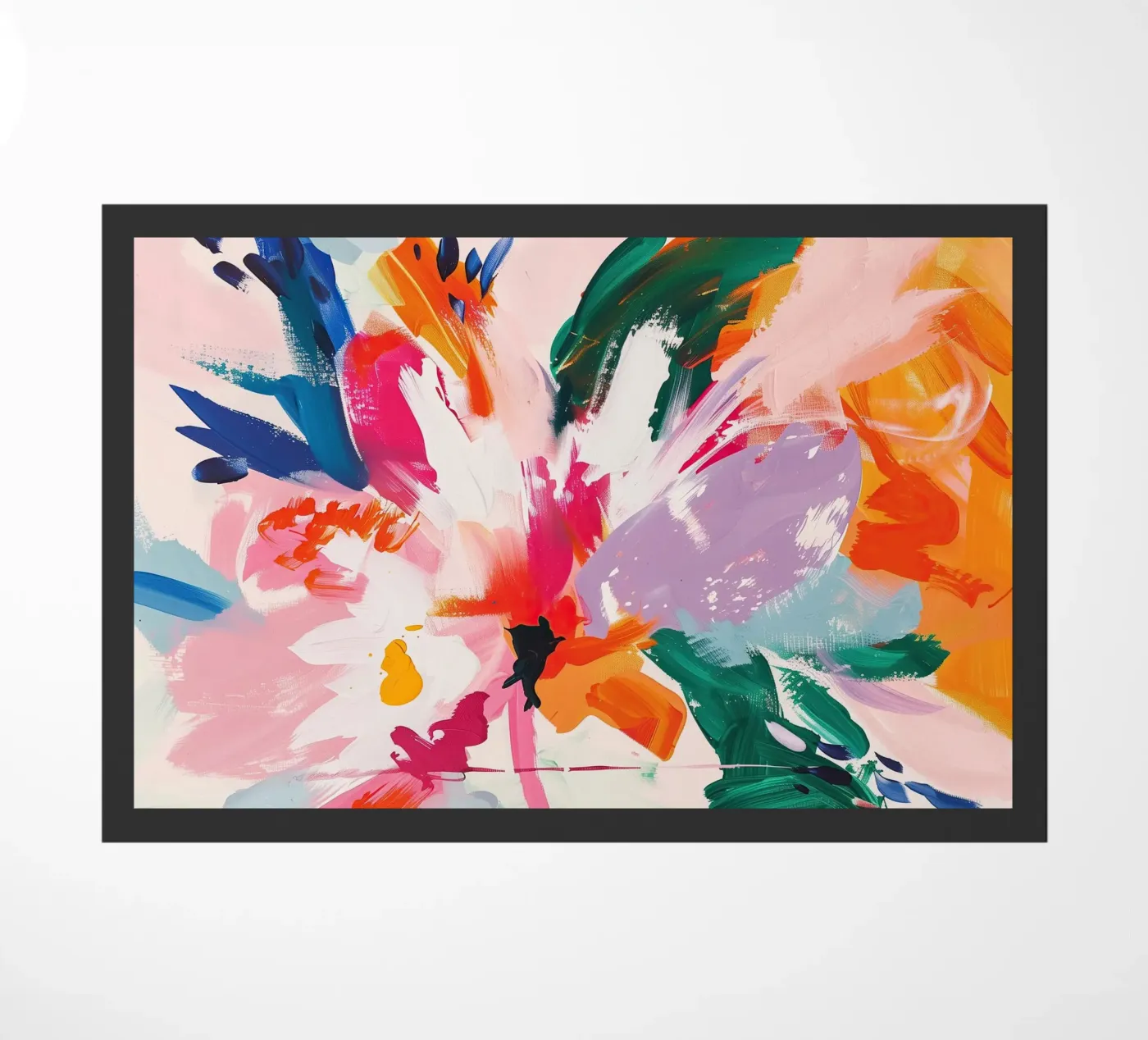 Chromatic Bloom doormat by Hugo