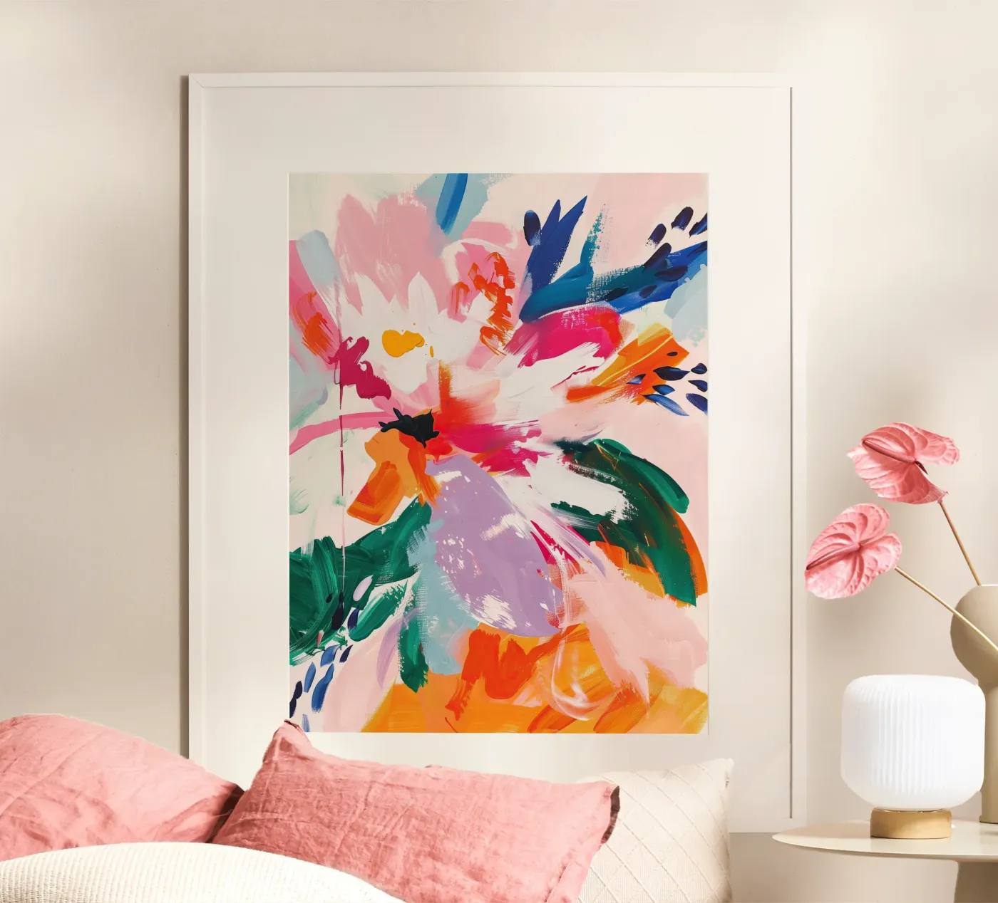 Chromatic Bloom poster by Hugo