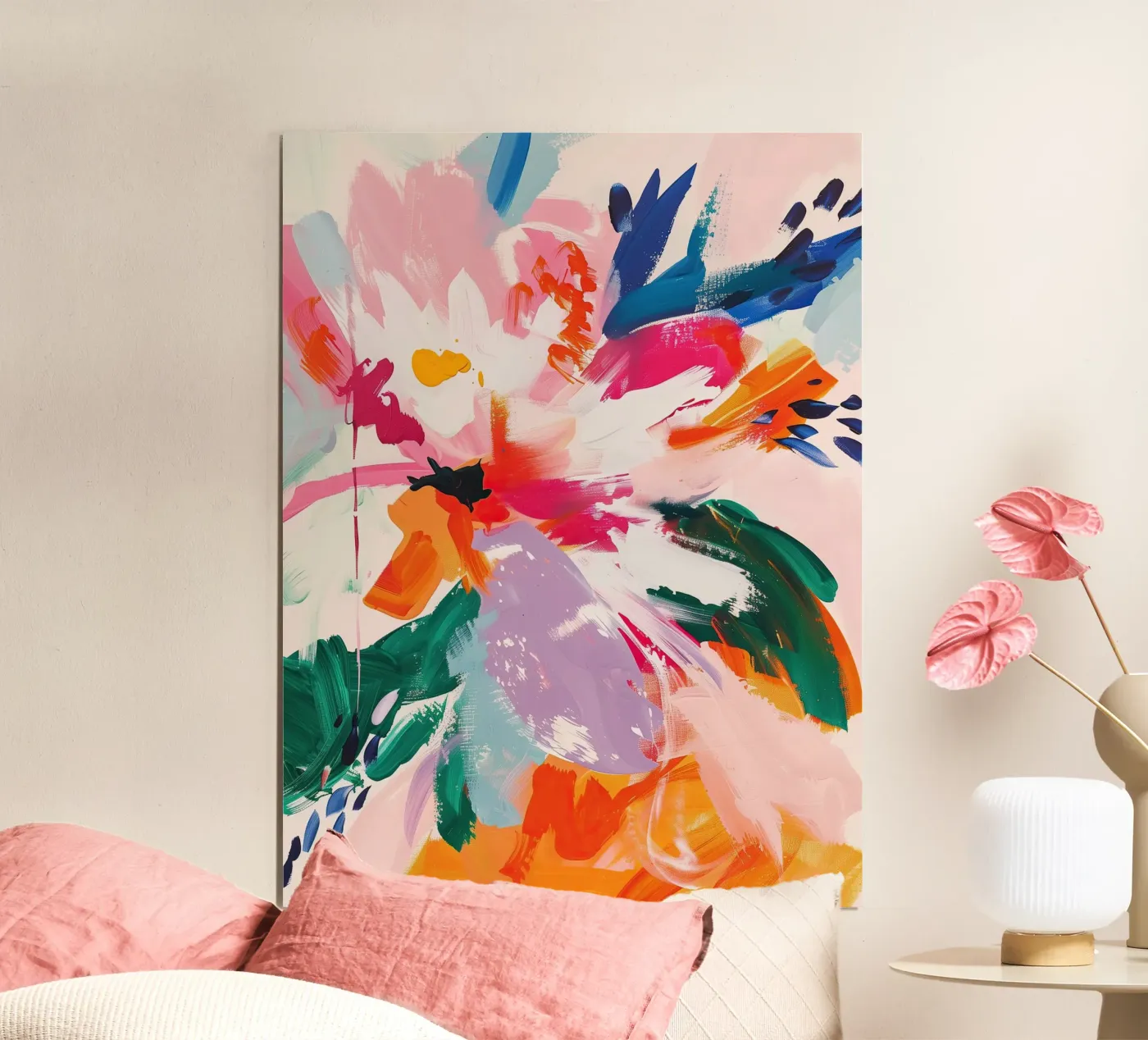 Chromatic Bloom poster by Hugo