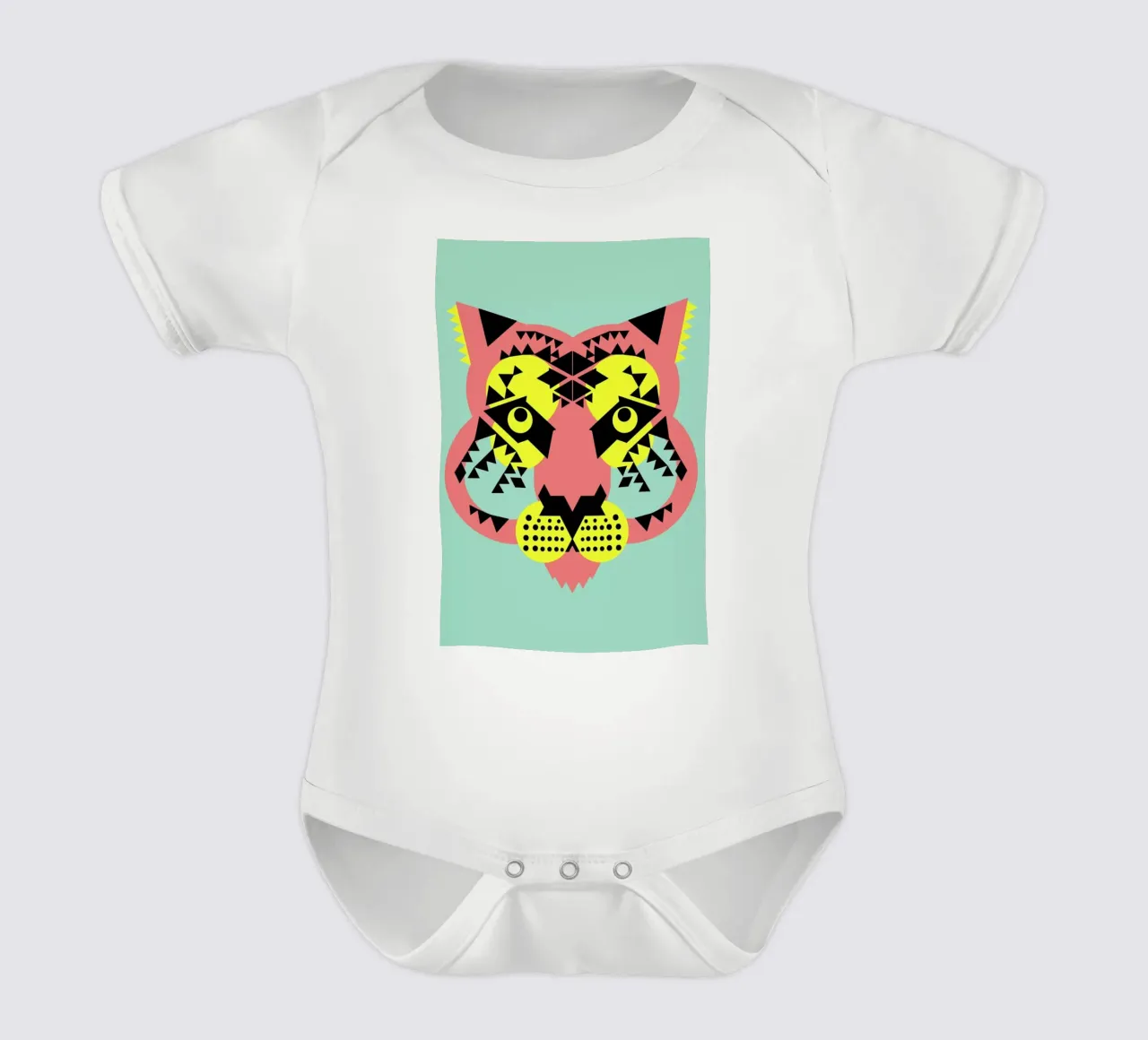 Tiger Face body bébé de Gareth Pollock Design