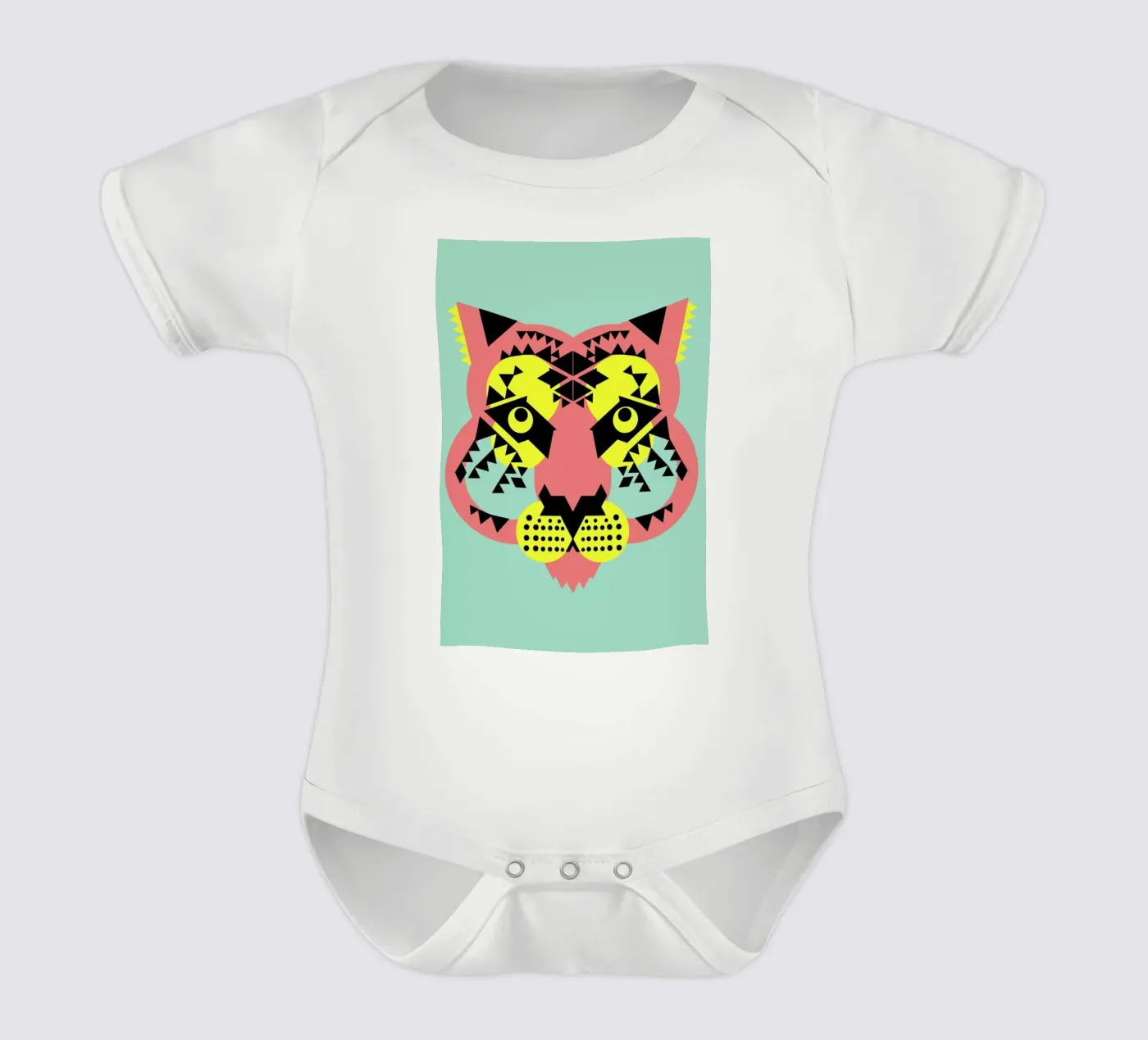 Tiger Face body bébé de Gareth Pollock Design