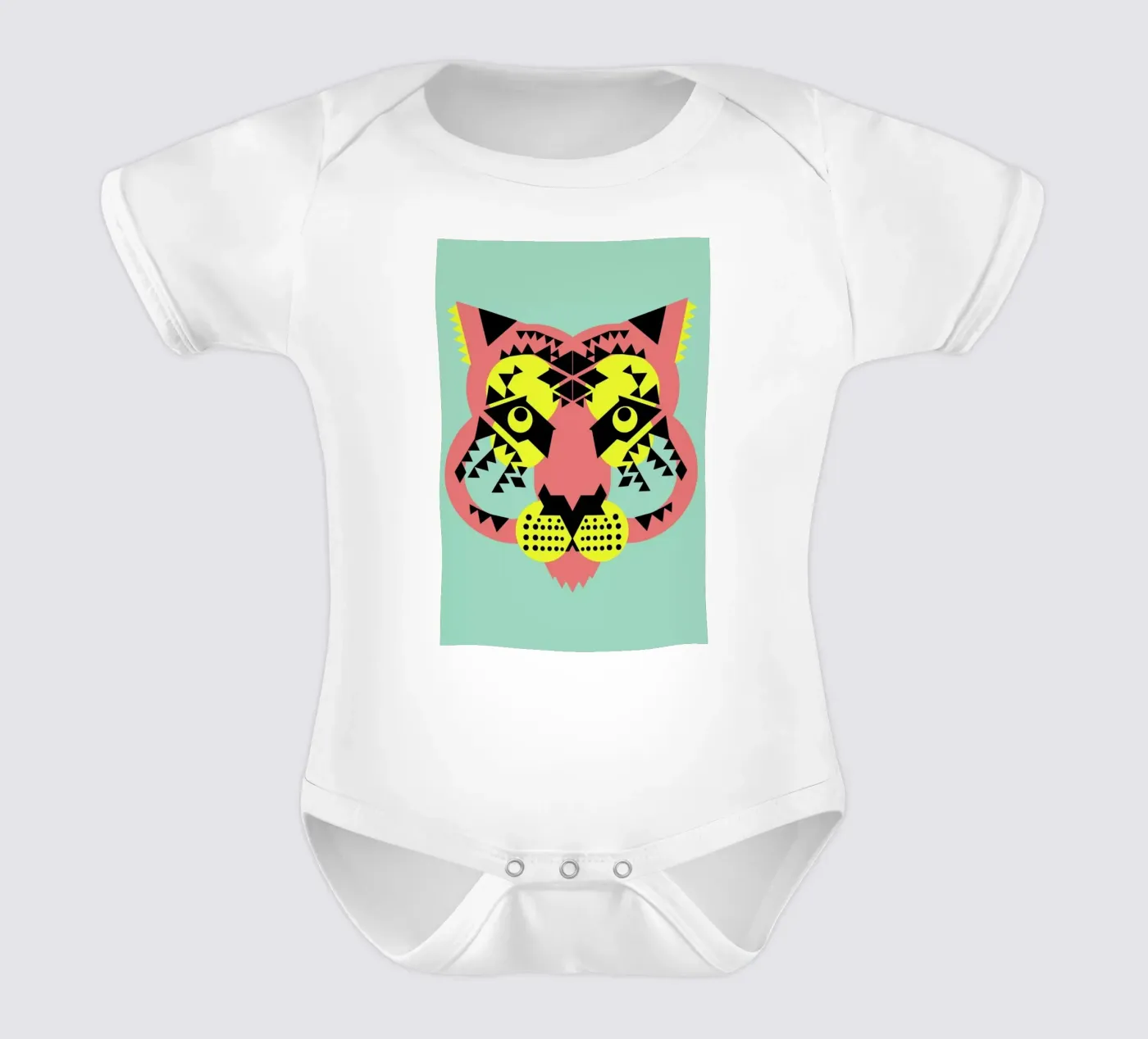 Tiger Face body bébé de Gareth Pollock Design
