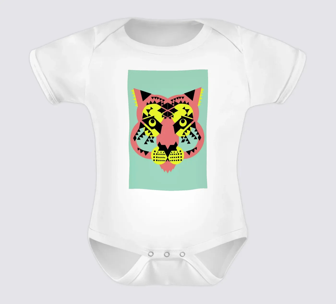 Tiger Face body bébé de Gareth Pollock Design