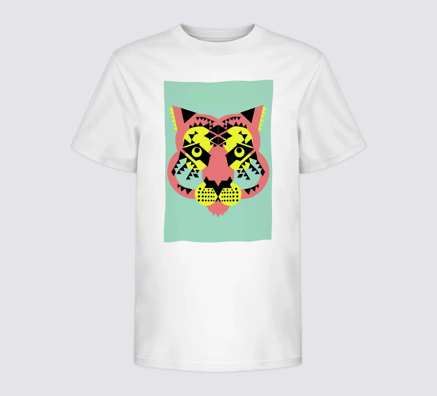 Tiger Face kinder t-shirt van Gareth Pollock Design