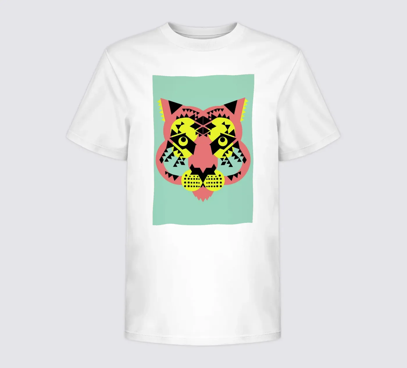 Tiger Face t-shirt bambini da Gareth Pollock Design