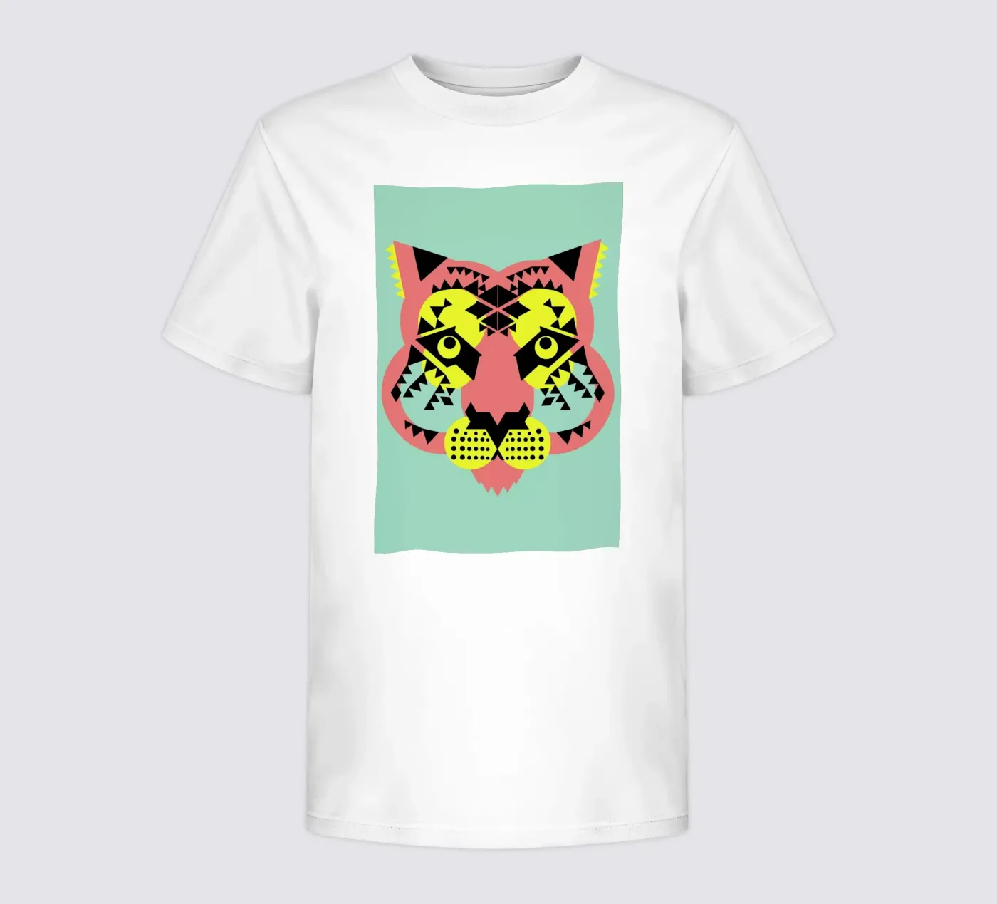 Tiger Face kinder t-shirt van Gareth Pollock Design