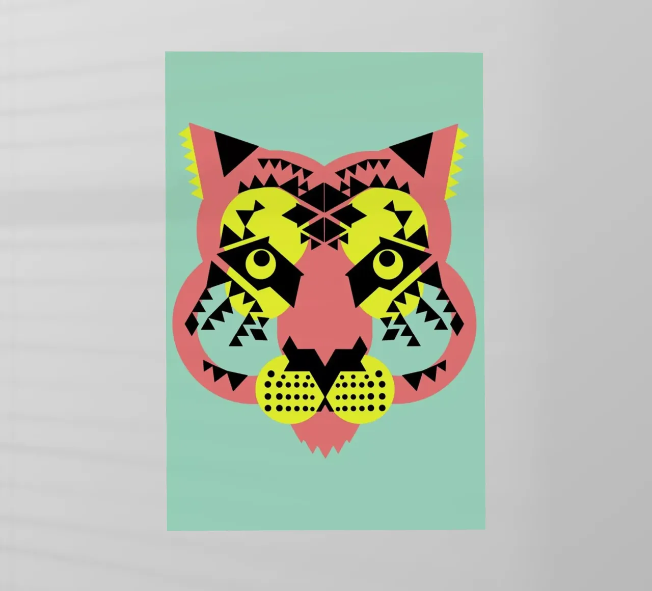 Tiger Face pellicola backlit da Gareth Pollock Design