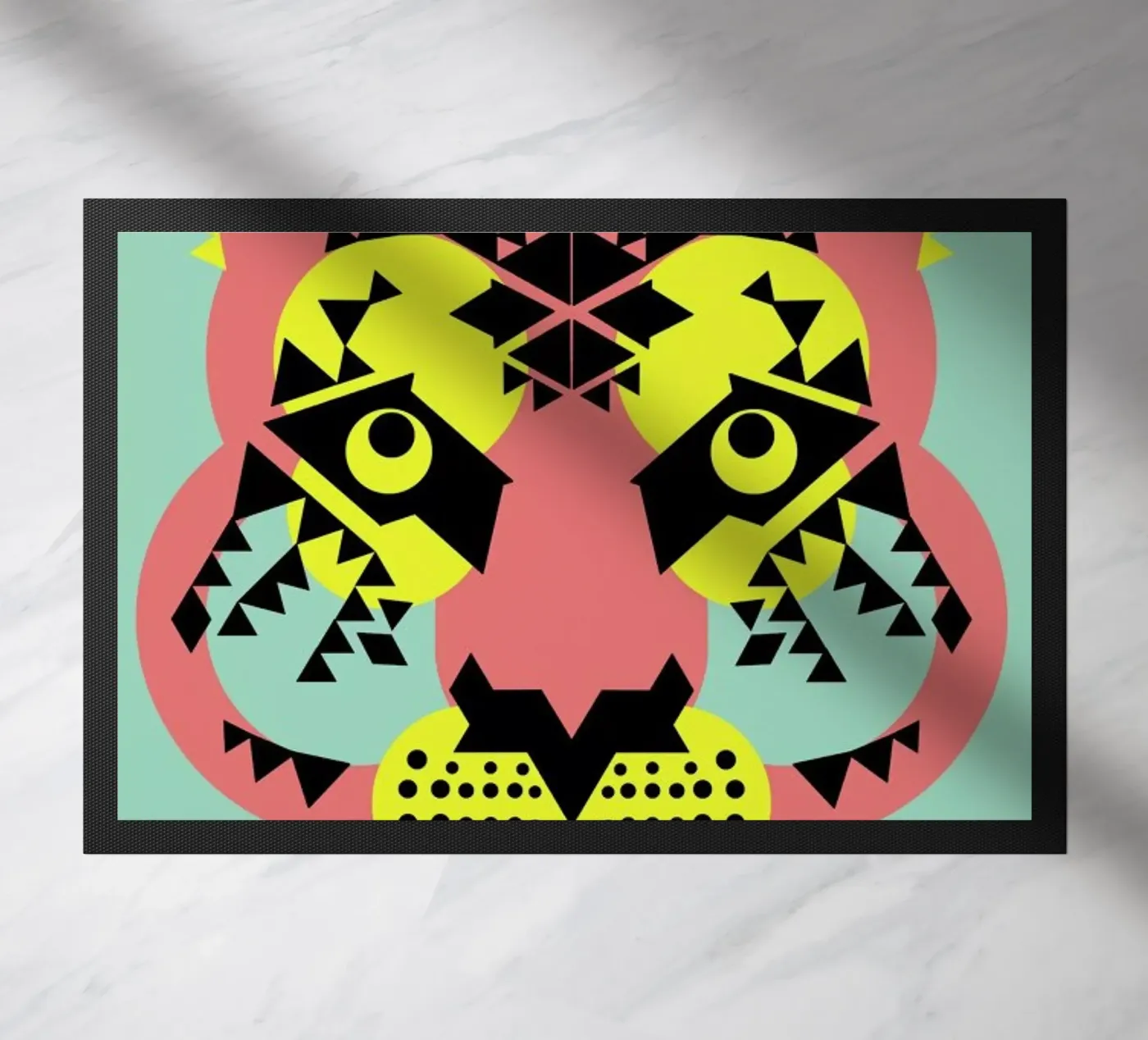Tiger Face doormat by Gareth Pollock Design