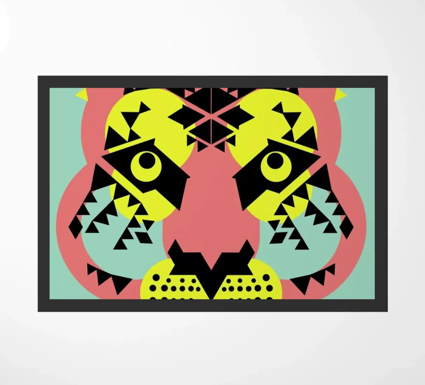 Tiger Face doormat by Gareth Pollock Design