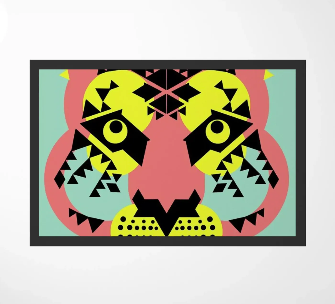 Tiger Face deurmat van Gareth Pollock Design