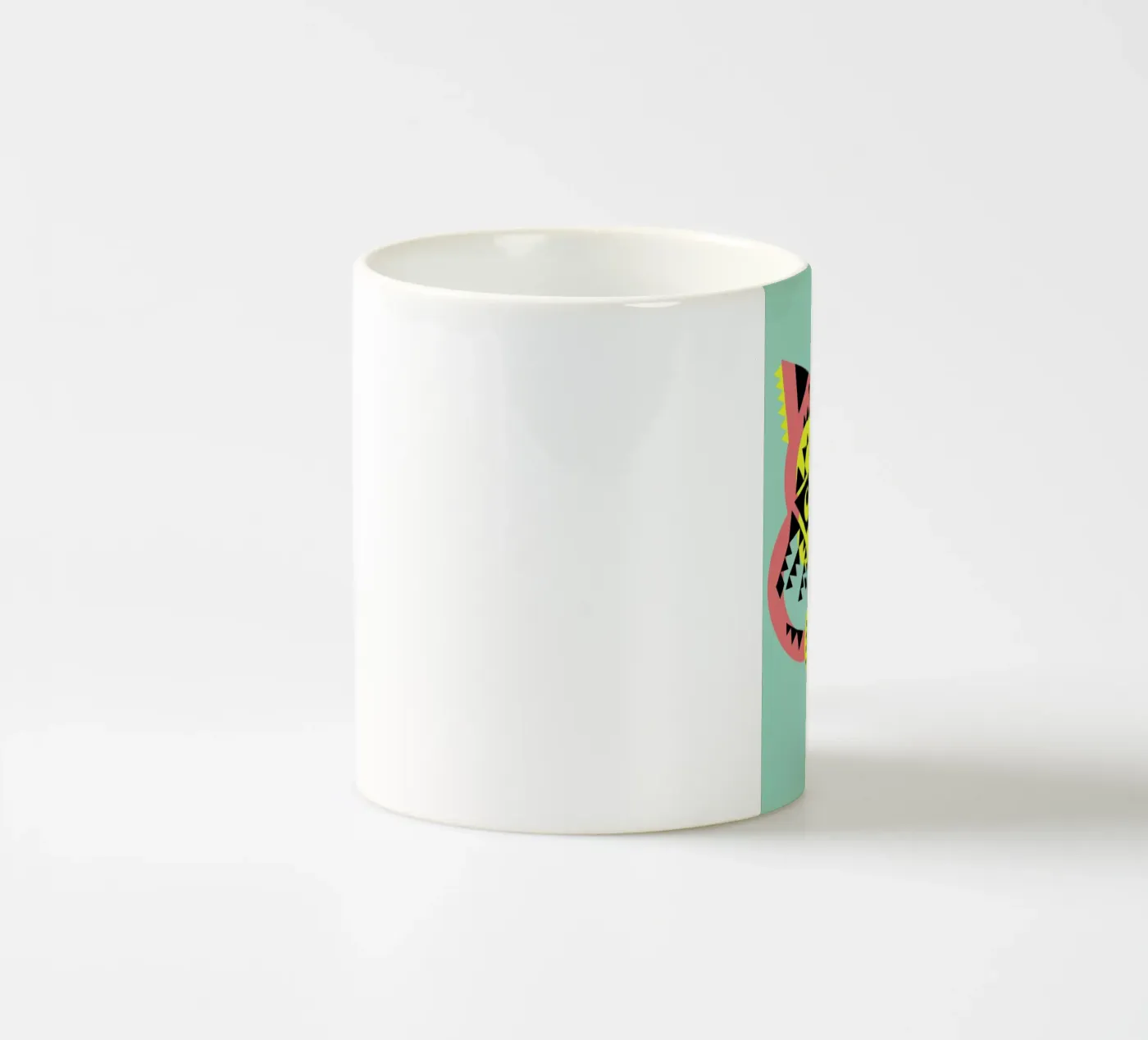 Tiger Face ceramic mug by Gareth Pollock Design