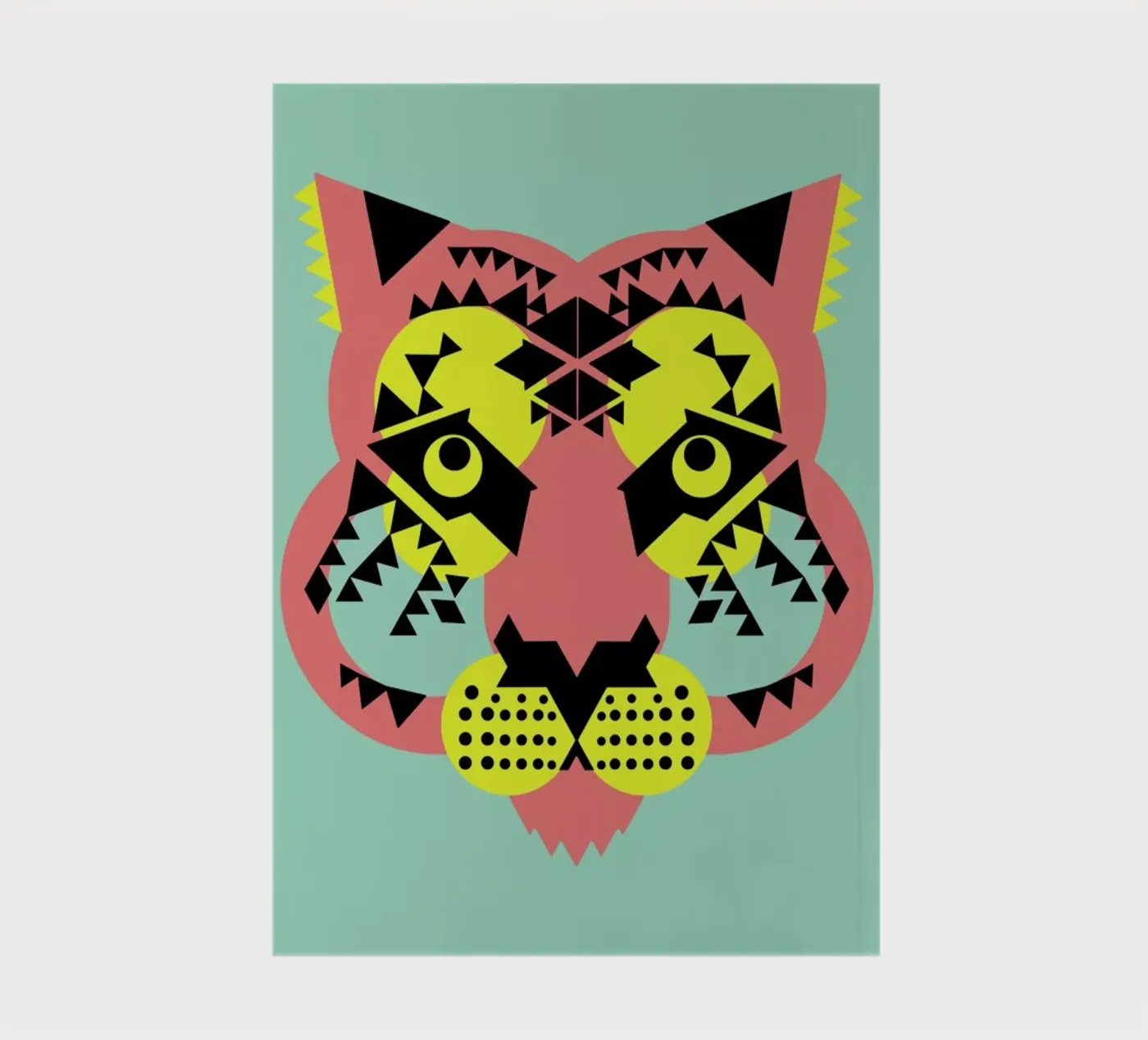 Tiger Face notebook by Gareth Pollock Design