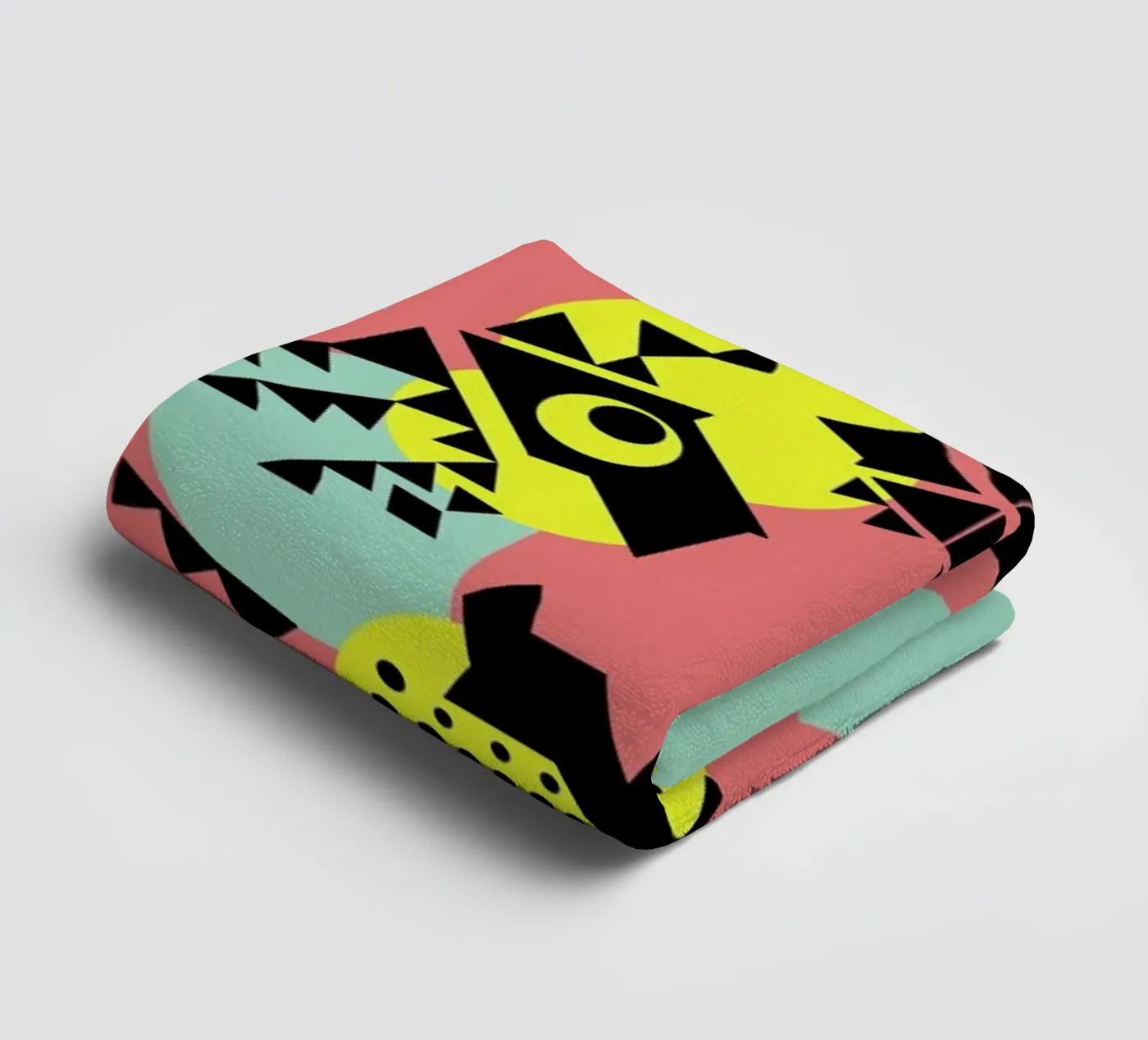 Tiger Face badhanddoek van Gareth Pollock Design