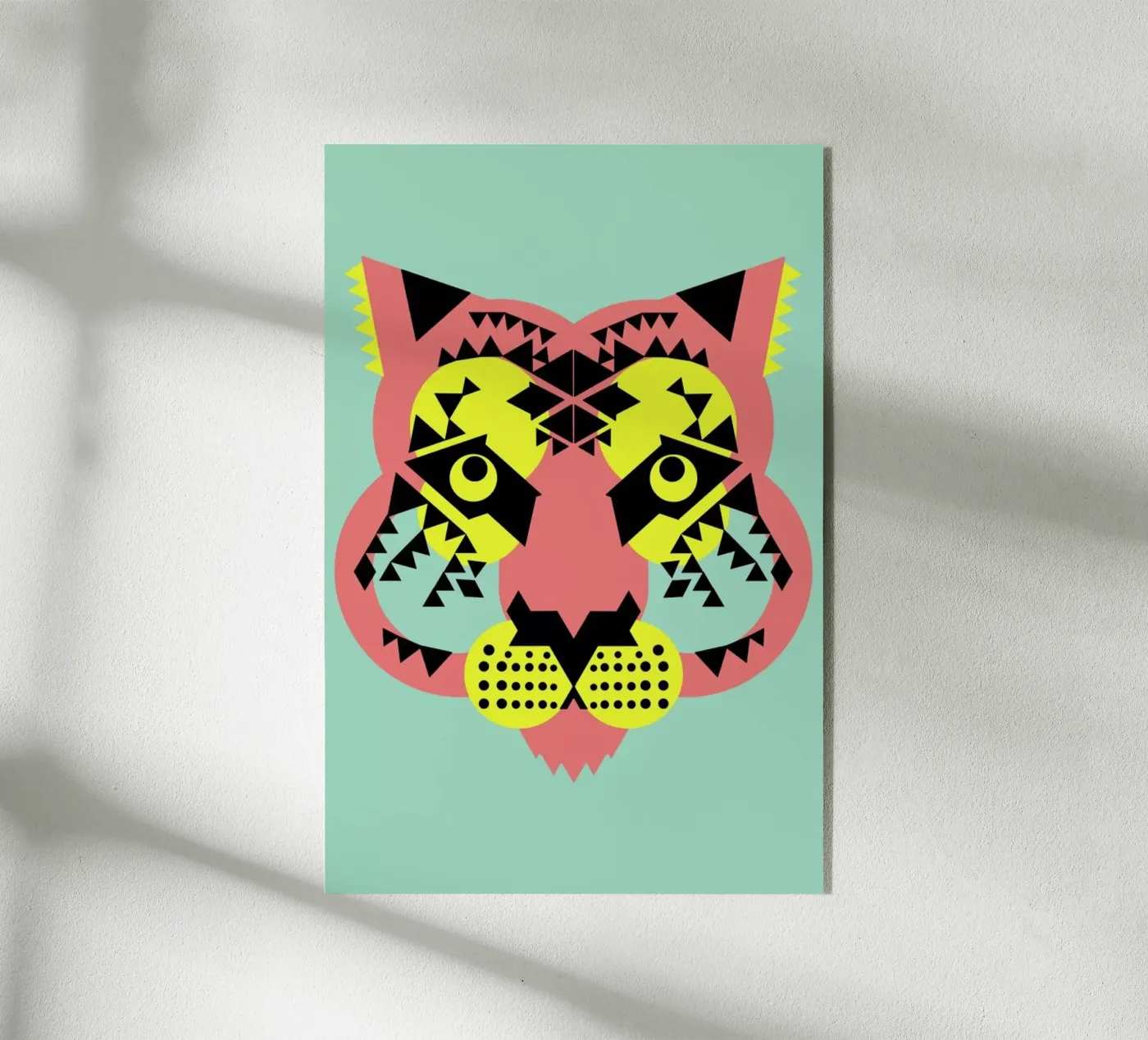 Tiger Face plexiglass da Gareth Pollock Design