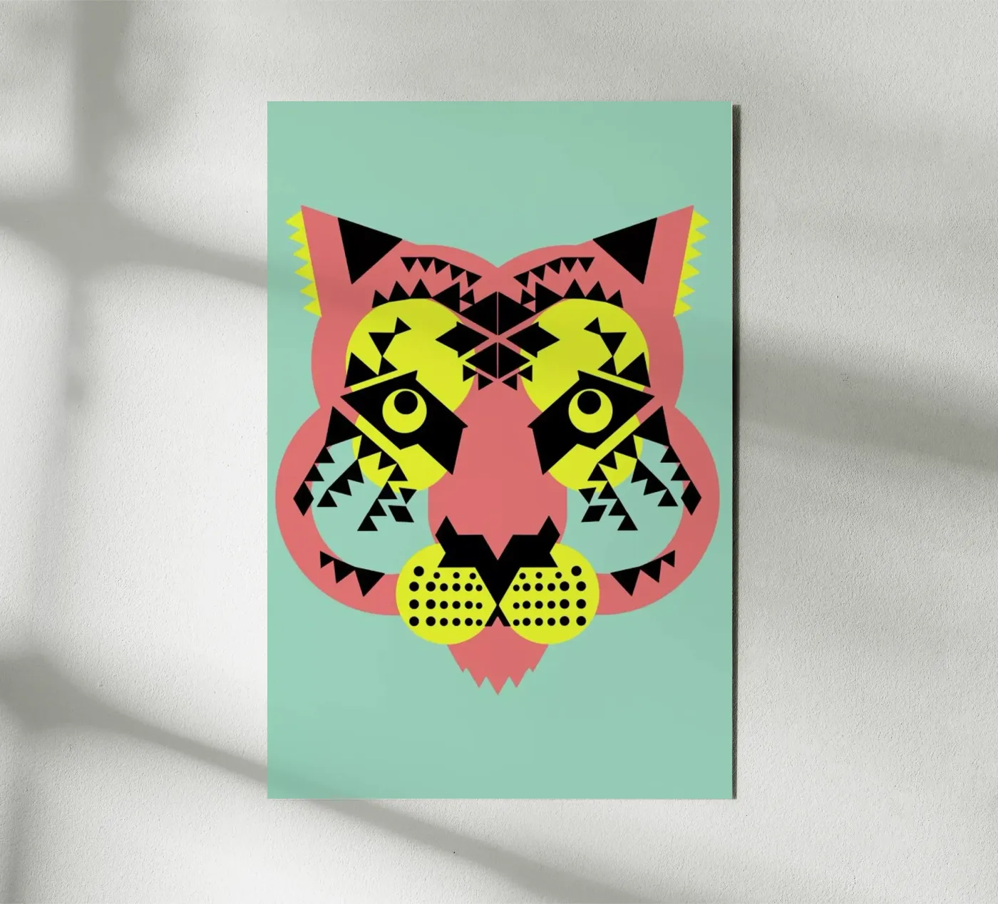 Tiger Face pannello forex da Gareth Pollock Design