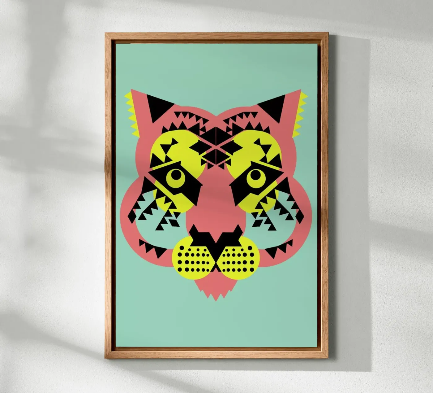 Tiger Face canvas by Gareth Pollock Design