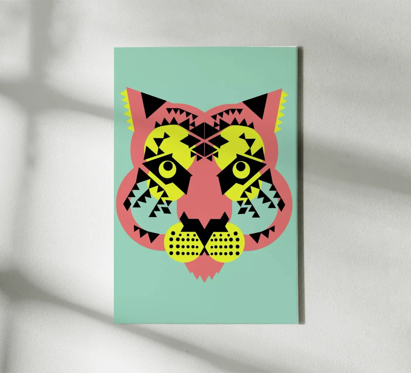 Tiger Face canvas by Gareth Pollock Design