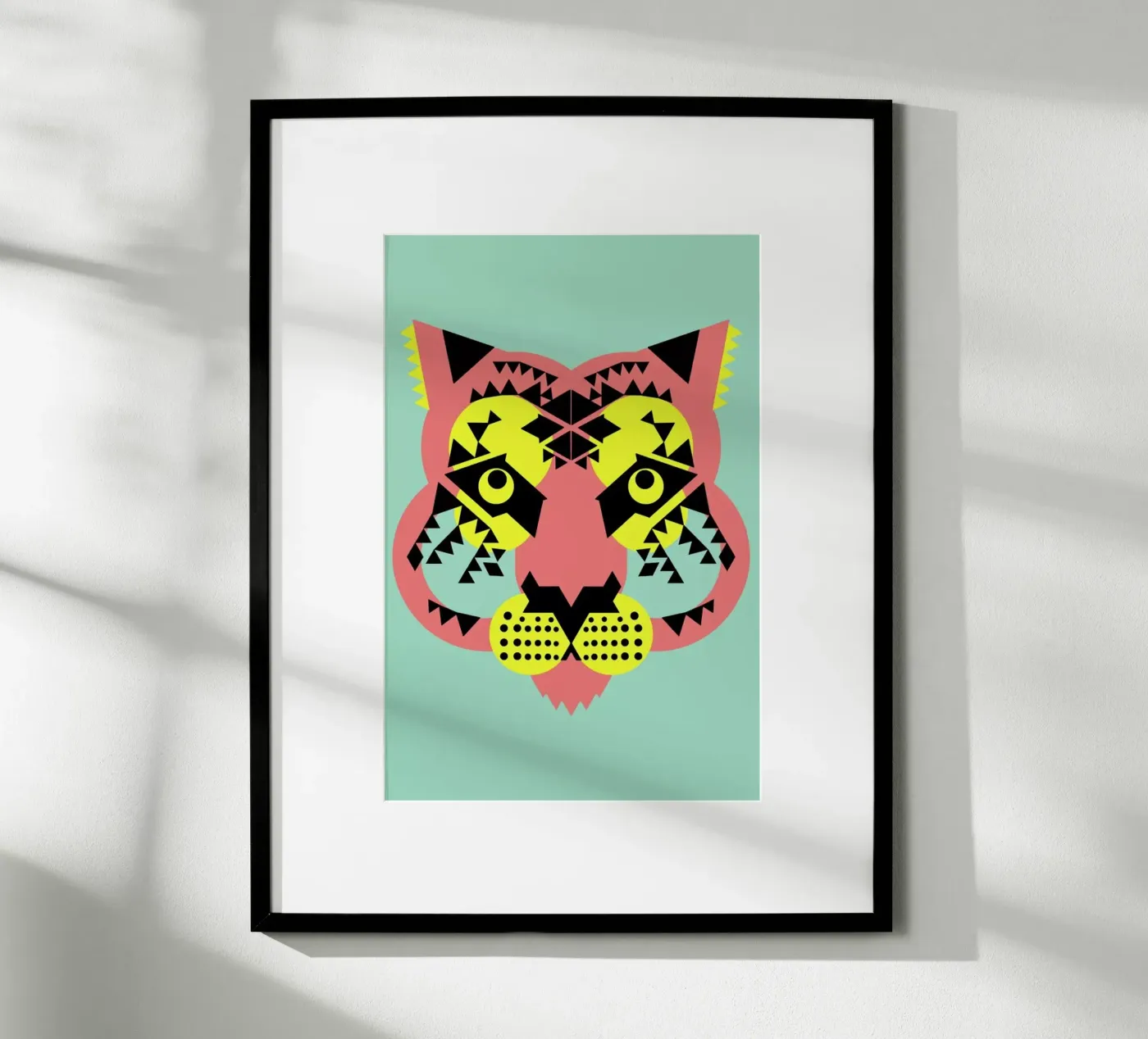 Tiger Face poster da Gareth Pollock Design