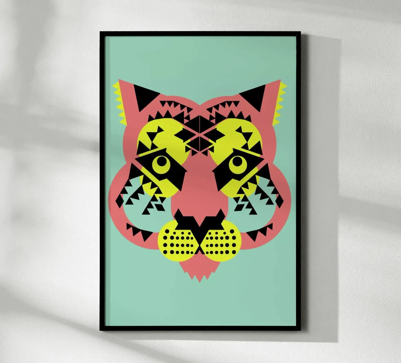 Tiger Face poster da Gareth Pollock Design