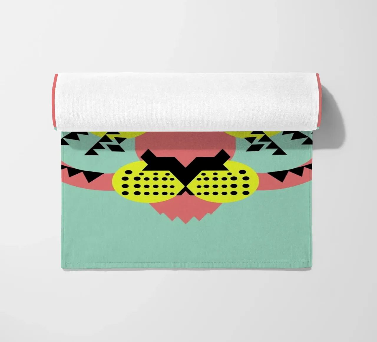 Tiger Face beach towel by Gareth Pollock Design