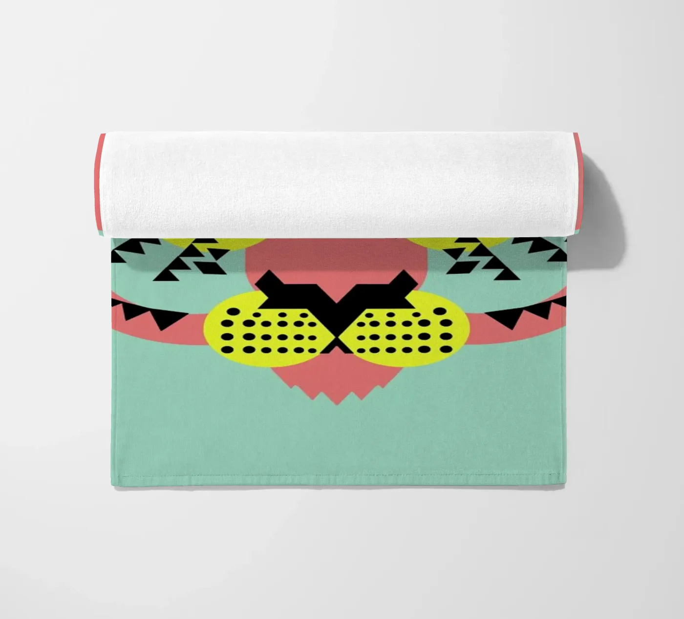 Tiger Face beach towel by Gareth Pollock Design