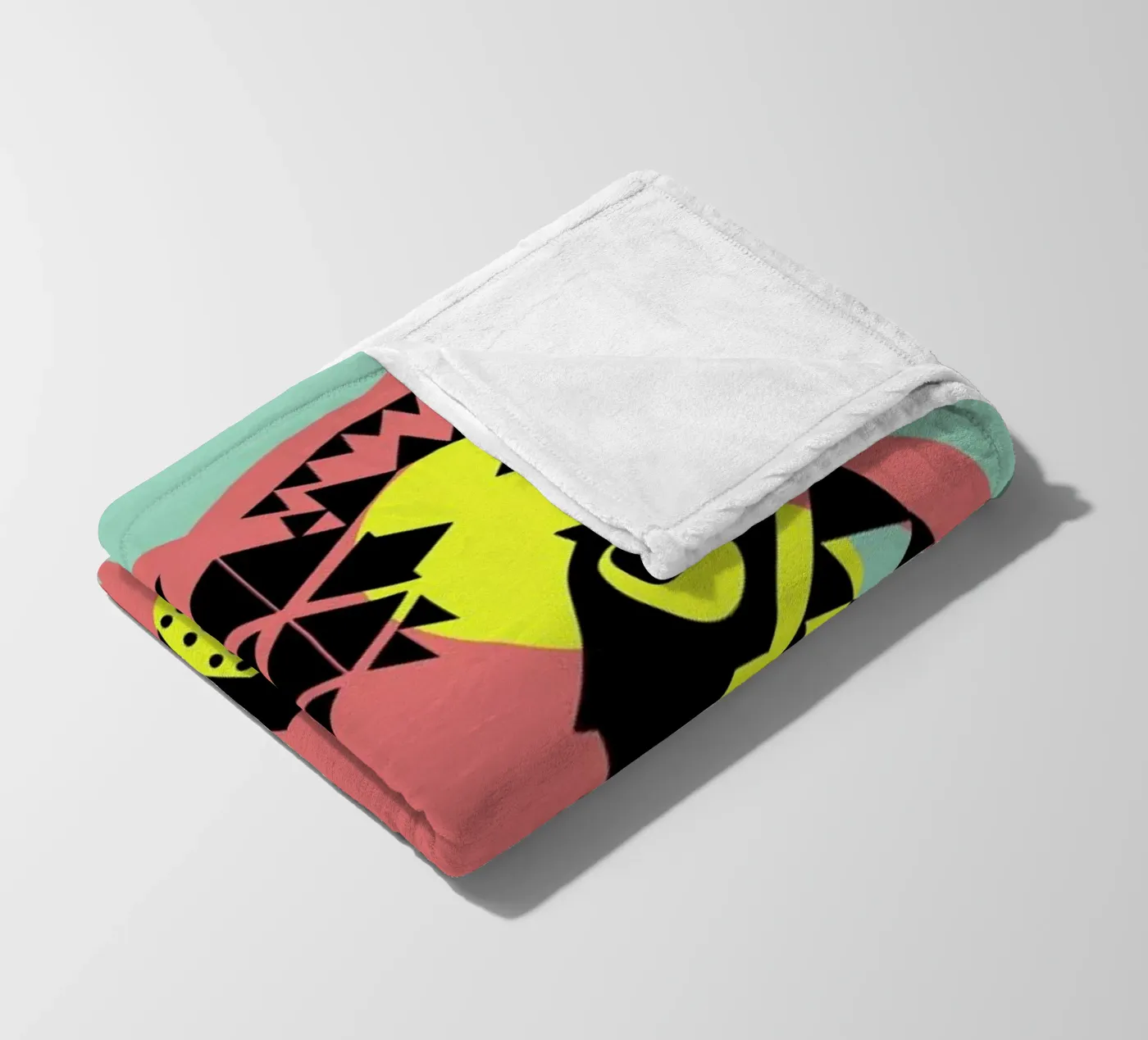 Tiger Face fleecedeken van Gareth Pollock Design