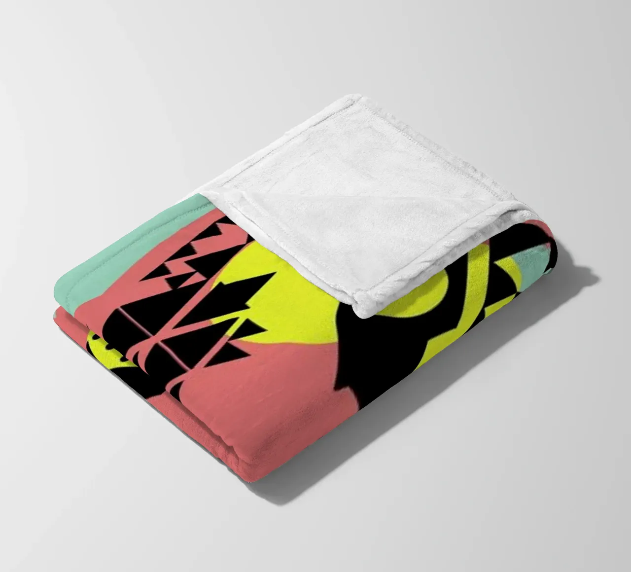 Tiger Face fleecedeken van Gareth Pollock Design