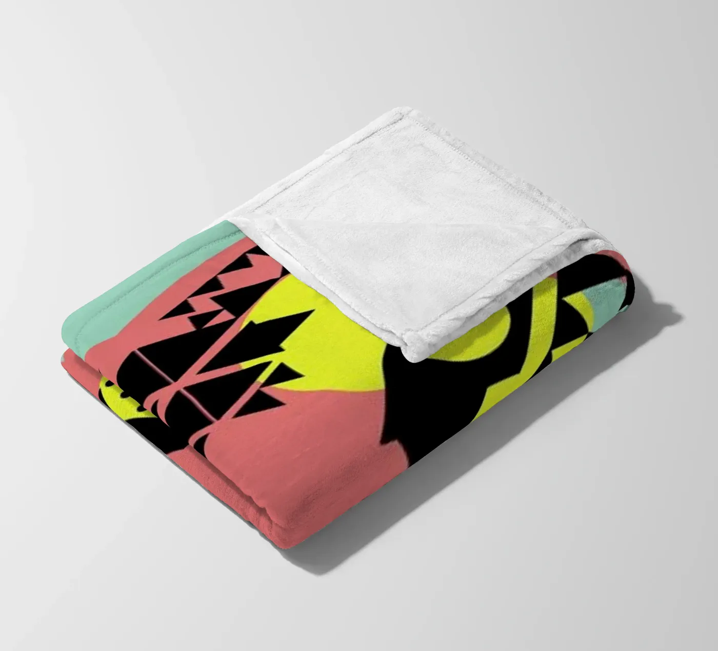 Tiger Face fleecedeken van Gareth Pollock Design