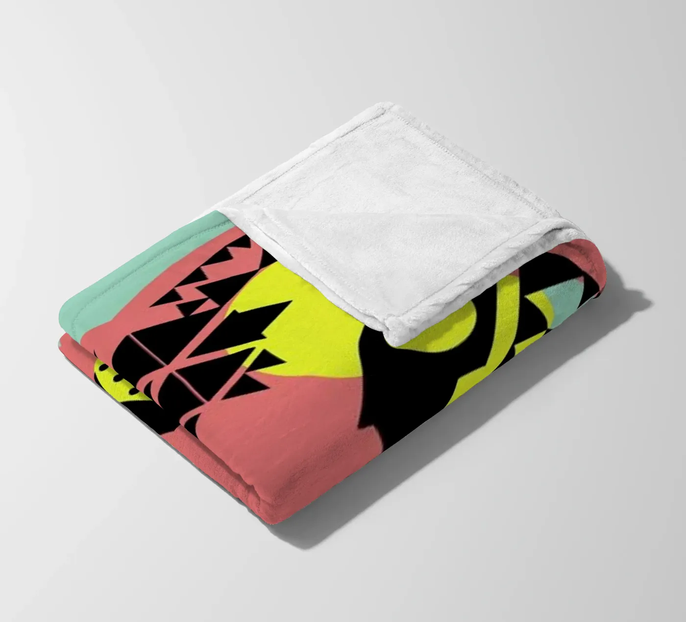 Tiger Face fleecedeken van Gareth Pollock Design