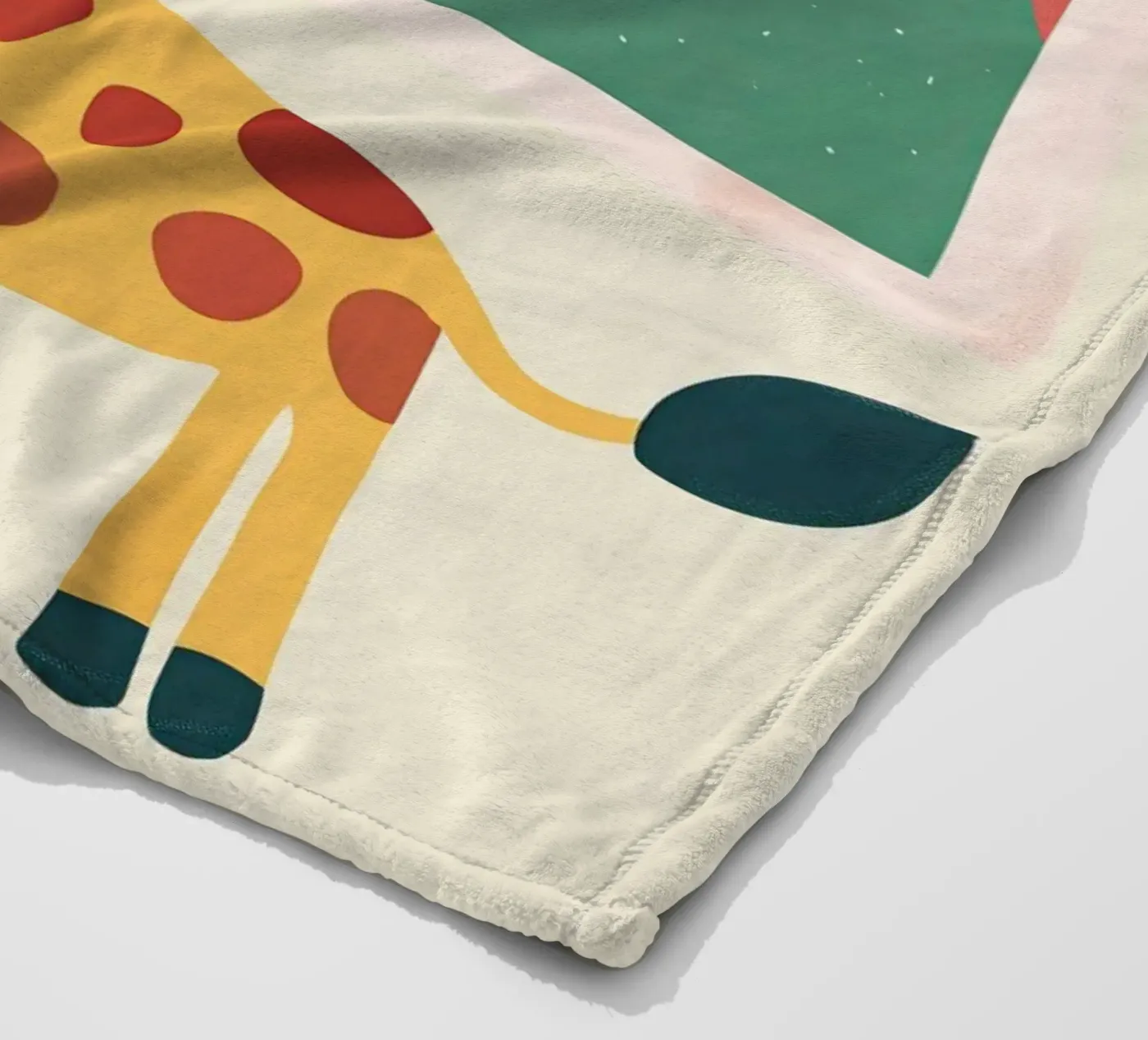 Rainbow Window Giraffe Fleecedecke von Lilo