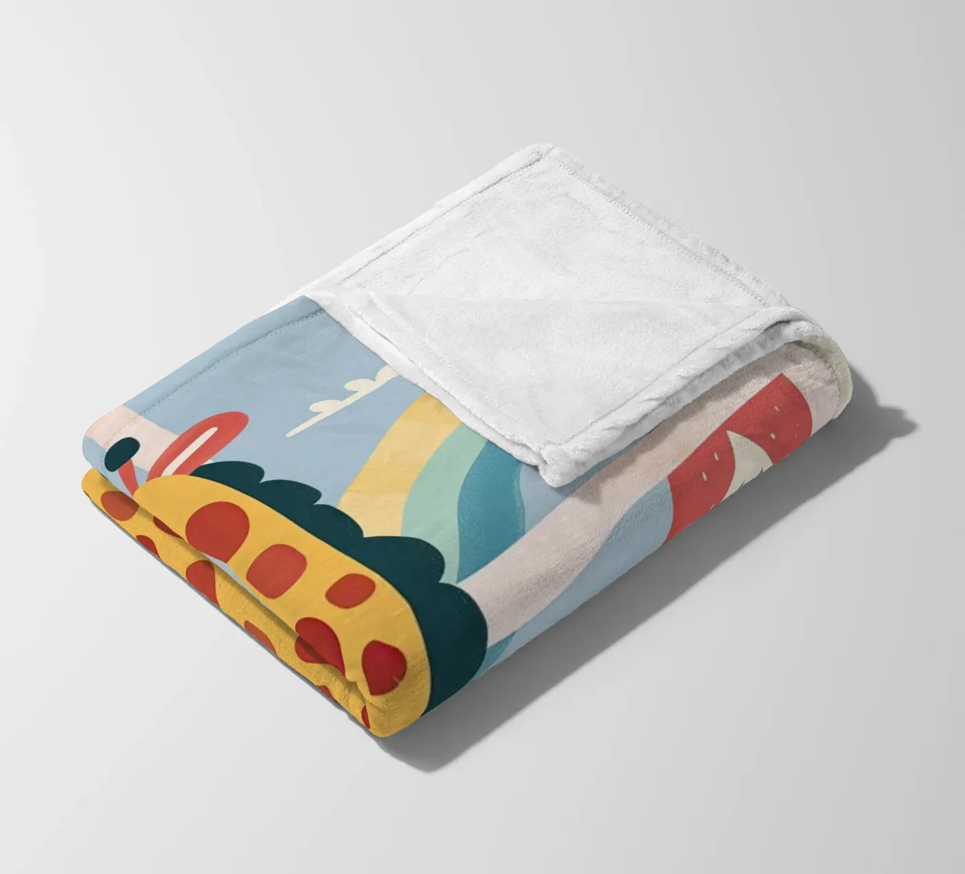 Rainbow Window Giraffe Fleecedecke von Lilo
