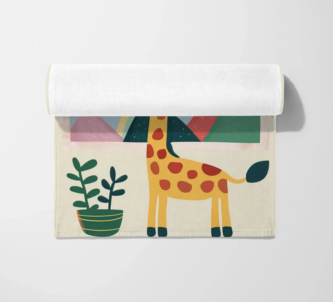 Rainbow Window Giraffe telo mare da Lilo