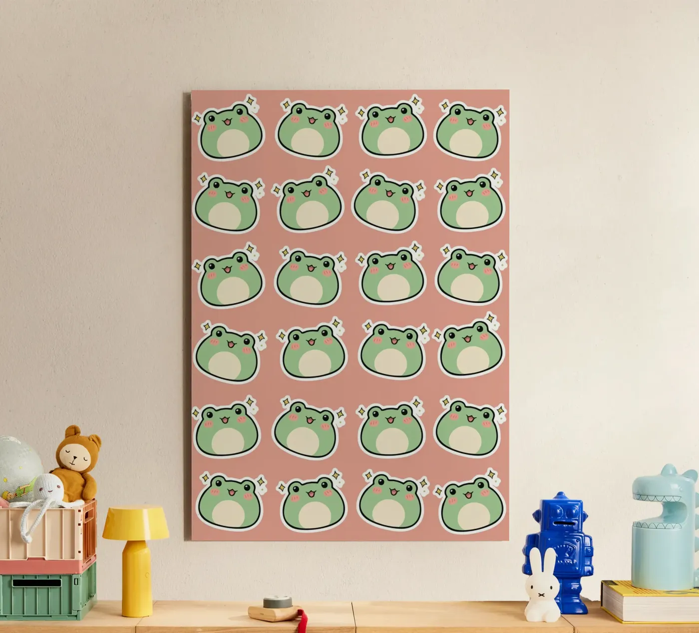 Frogs forex plate by Happypatterns