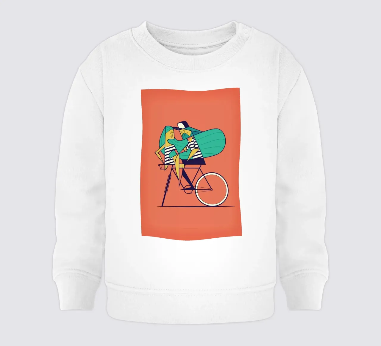 Bicyclove felpa neonato da Ale Giorgini