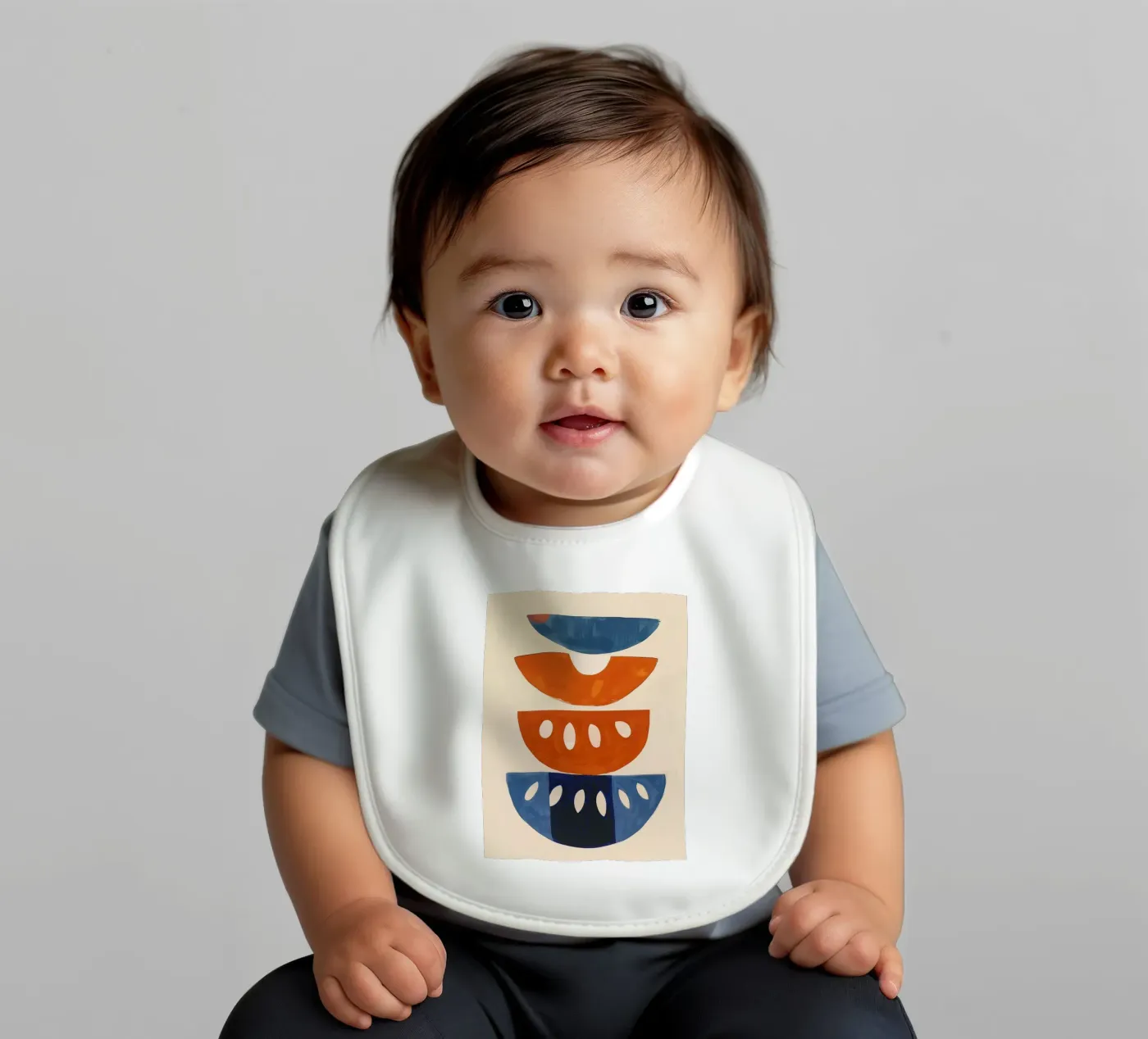 Shape Stack baby slabbetje van Hugo
