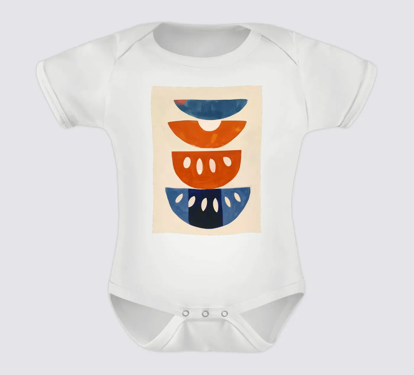 Shape Stack Kurzarm Babybody von Hugo