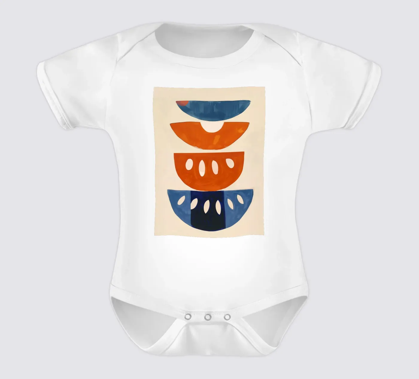 Shape Stack Kurzarm Babybody von Hugo