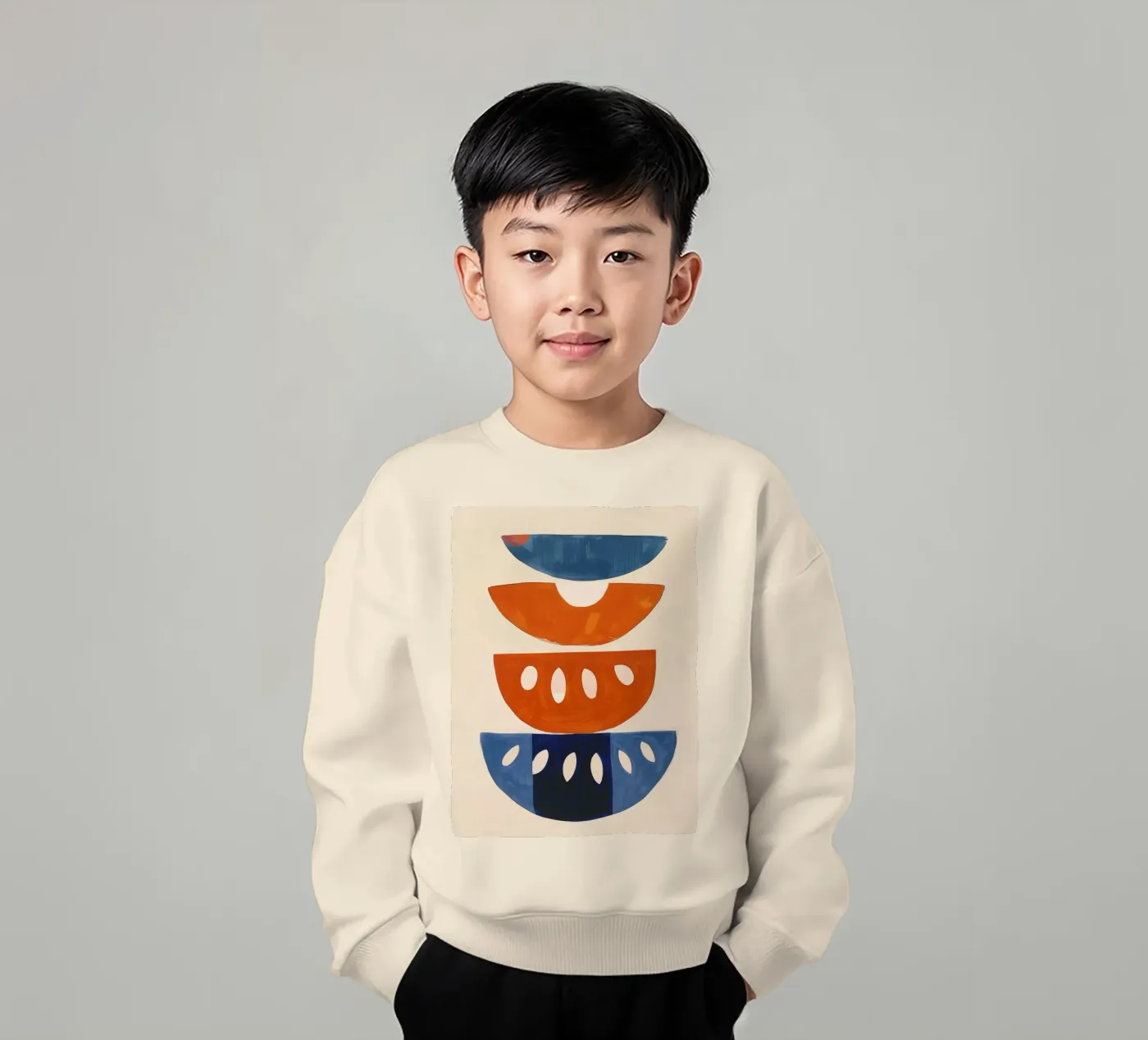 Shape Stack Kinder Sweatshirt von Hugo